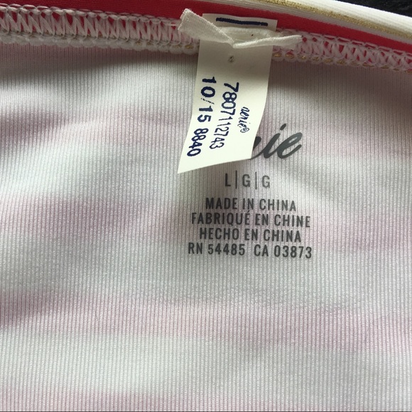 Aerie stripped red, white and gold bottoms - Picture 4 of 5